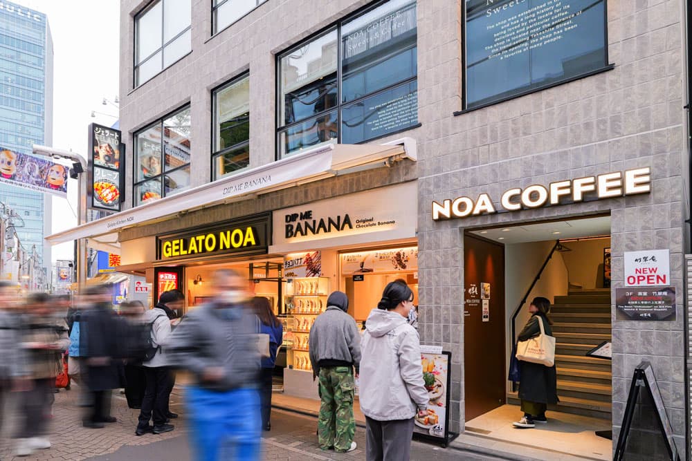 HARAJUKU NOA COFFEE MATCHA SALON Entrance