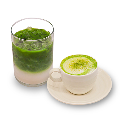 抹茶ラテ（ホット/アイス）写真